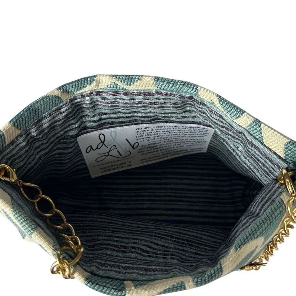 Add Libb Brass Bee Clutch with Chain Made is USA
